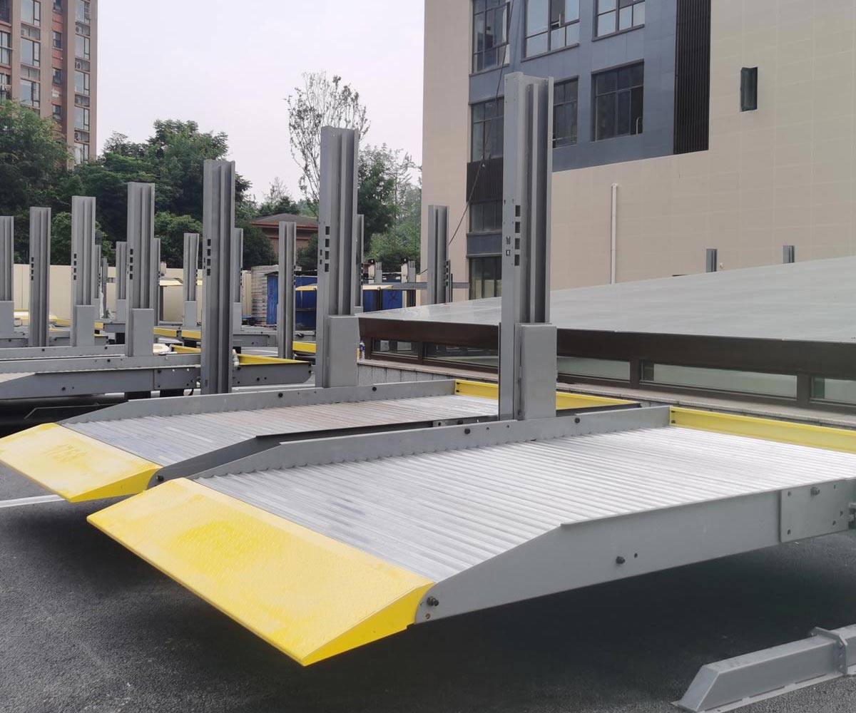 千阳县二层简易升降机械式停车库安装