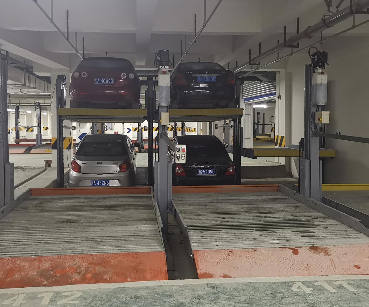 两层简易式机械停车设备