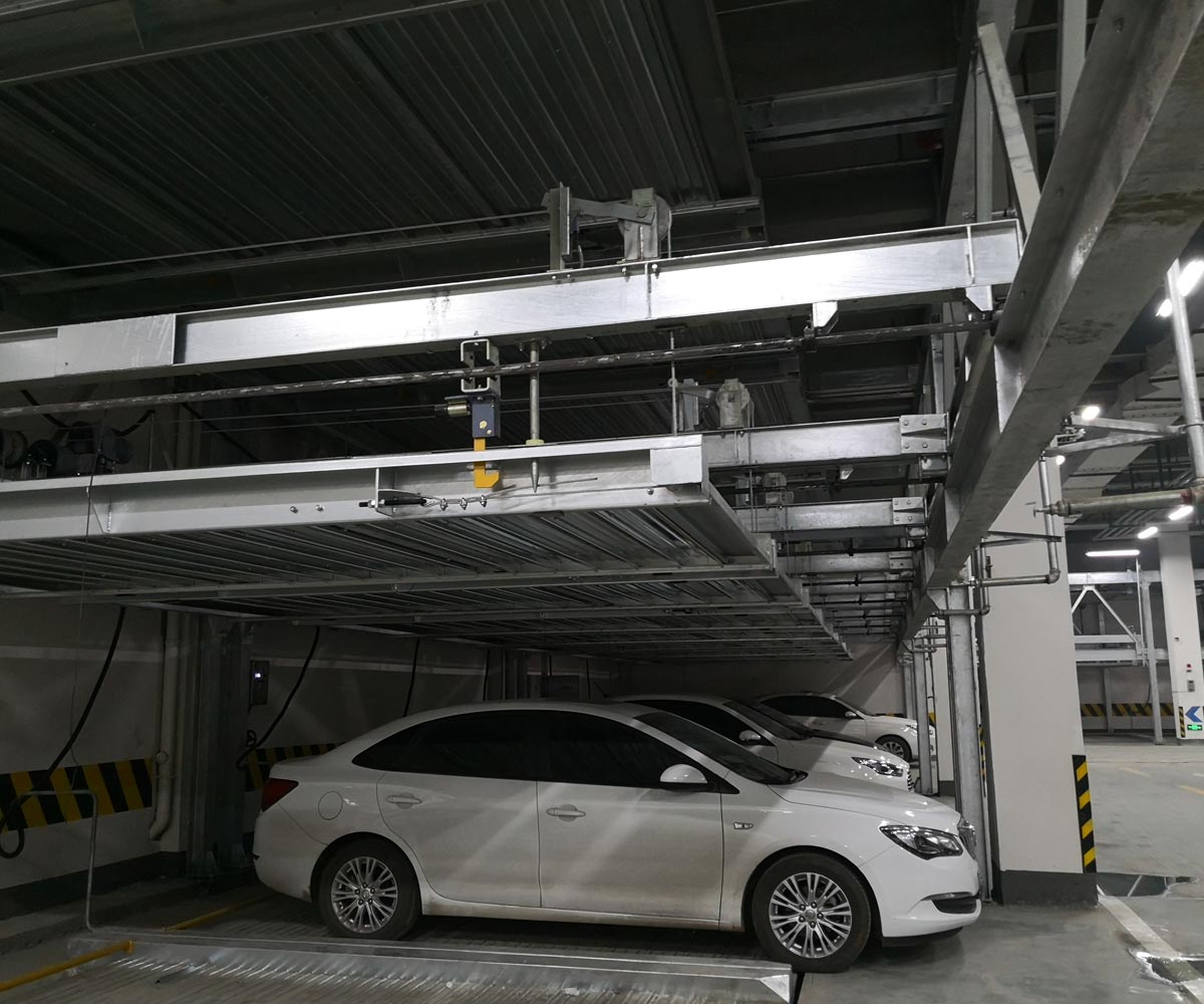 什邡市单列PSH2二层升降横移机械式停车设备