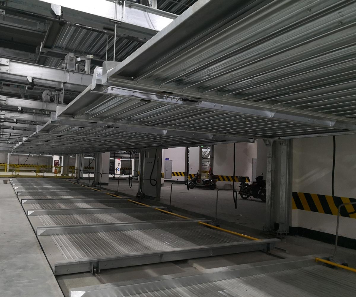 横山区PSH2重列二层升降横移机械式停车设备