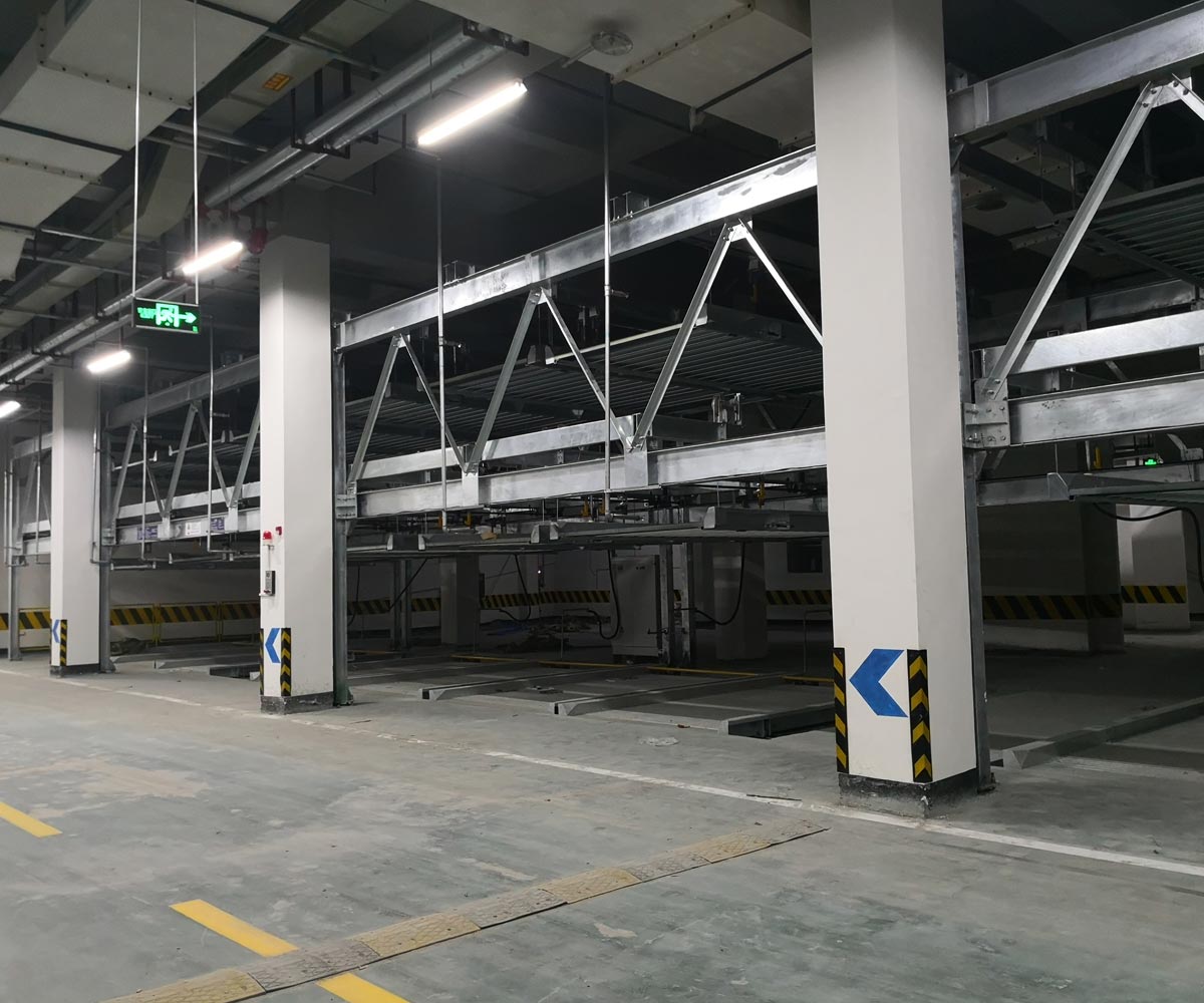 玉龙县PSH3三层升降横移机械式停车设备