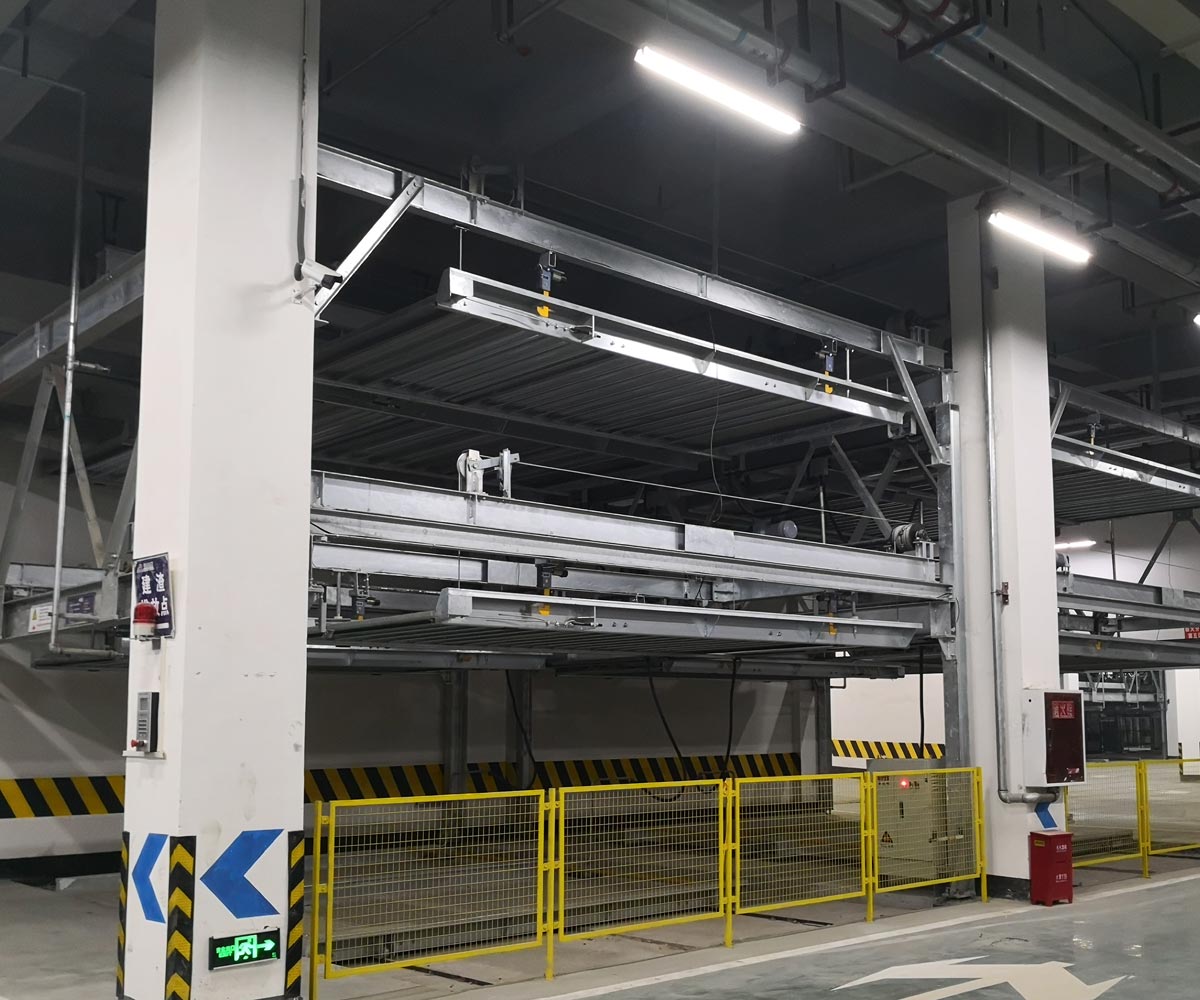 宜宾市四至六层PSH4-6升降横移机械式停车设备